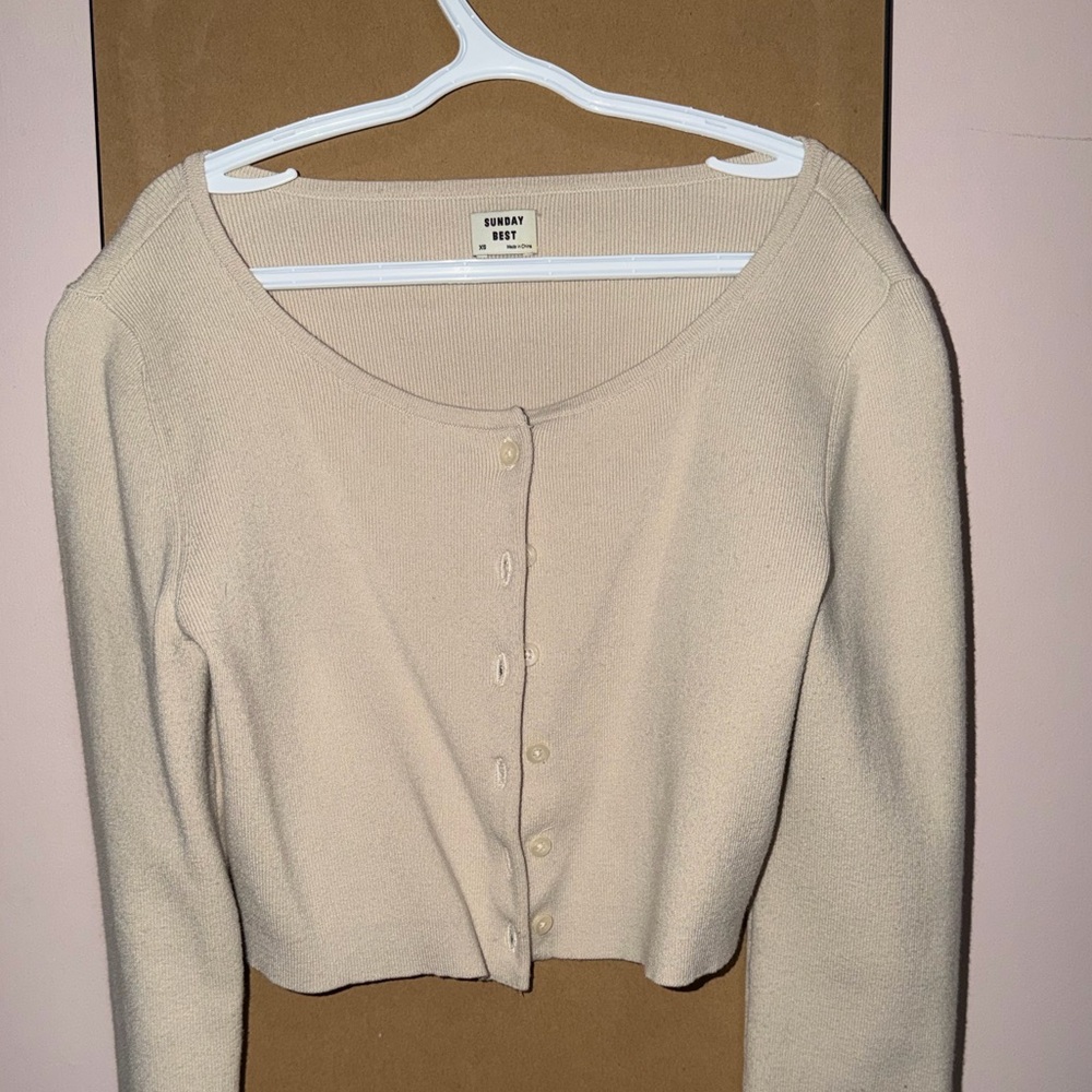 aritzia sunday best cardigan